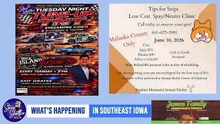 What's Happening in Southeast Iowa - Community Calendar
