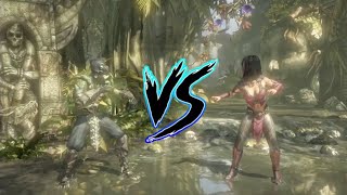 Mortal Kombat X : Reptile Vs Mileena - (Very Hard)