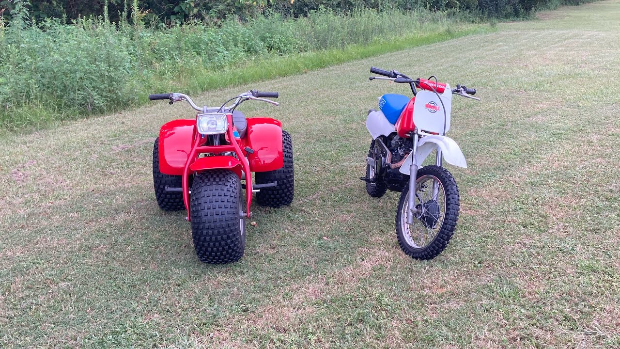 Comparing Dirt bikes or 3 wheelers (GONE WRONG) Crash