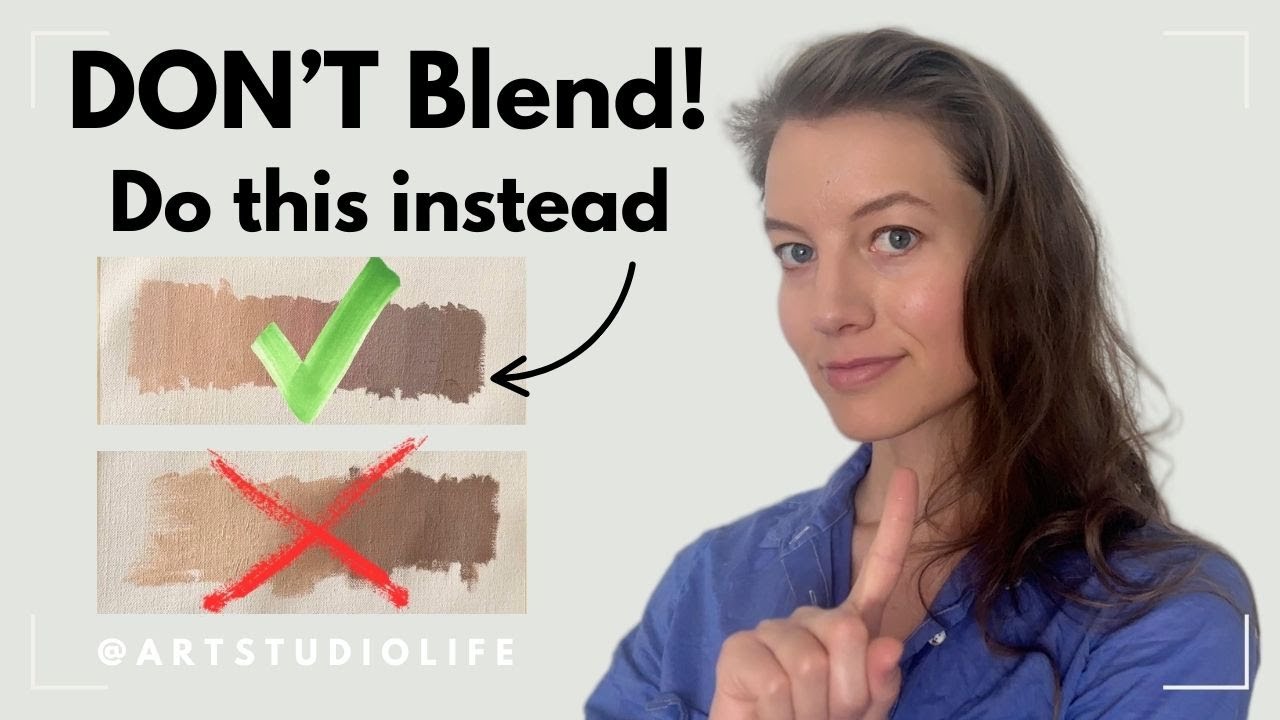 Why you should NOT blend oil paint