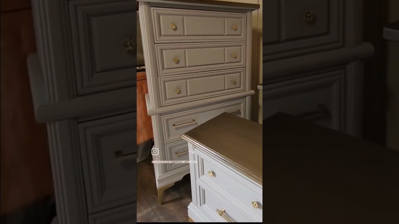 Giving a dated bedroom set new life 