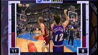 John Stockton vs. Steve Kerr - 1997 NBA 3-Point Shootout