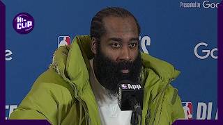 James Harden on his STRUGGLES after the Cavaliers CHOKE in crunch time against Raptors