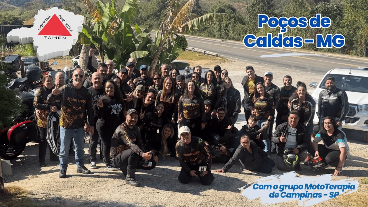 Passeio de moto de Campinas para Poços de Caldas - MG