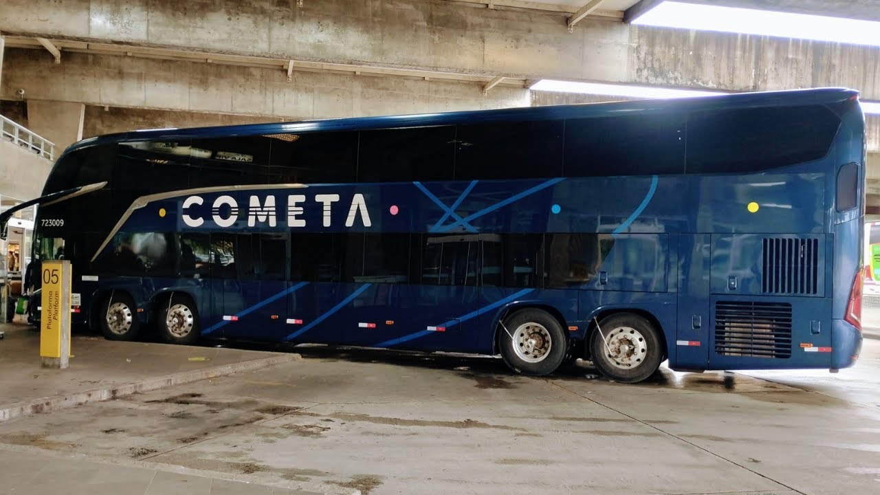 De Curitiba para São Paulo no G8 DD da Viação Cometa 💙