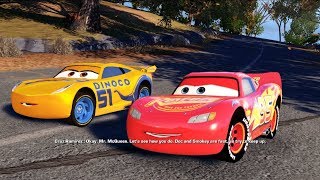 PS4 [Cars 3] Become Lightning McQueen and go wild! Run backwards, use boosters, and race! Quick r... screenshot 5