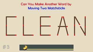 Can you make another word from the existing one? | Matchstick Word Puzzles #  | Brain Teaser