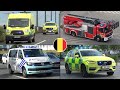 BE Belgian Emergency Services Ambulances Police And Fire Services In Antwerp BE Belgian Emergency Services Ambulances Police And Fire Services In Antwerp