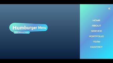 Hamburger menu-animated toggle menu effect with source code!