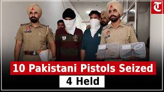 Amritsar Police Busts Gang Network, Arrests 4 Accused With 10 Pakistani Pistols