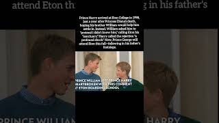 Prince Harry's Heartbreak at Eton: William Said Pretend I Didn't Know Him 💔👑 #Shorts