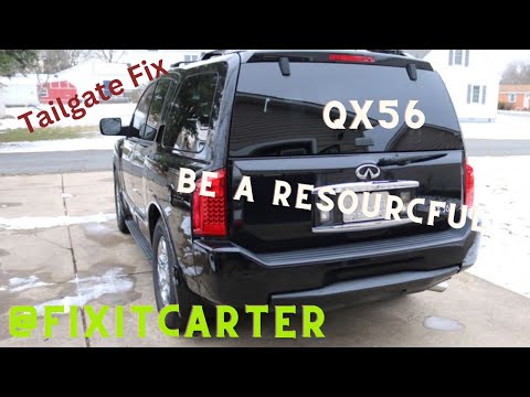 Infiniti QX56 Tailgate Motor Repair Going Resourceful!