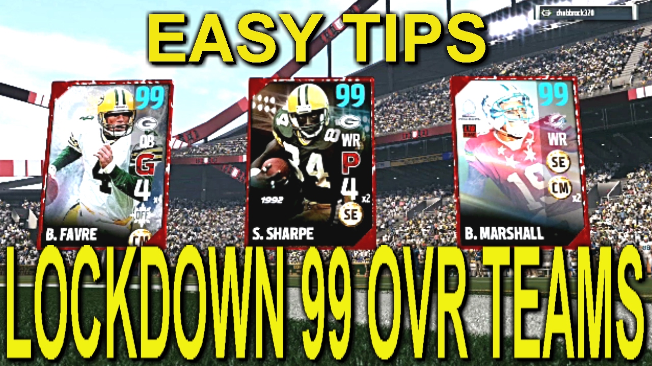 POST PATCH  LOCK DOWN TIPS| MADDEN 17 ULTIMATE TEAM TIPS AND GAMEPLAY