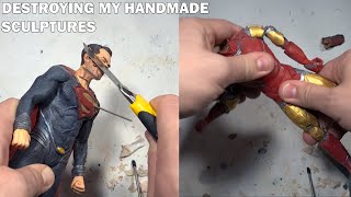 I'm Destroying All My Handmade Sculptures - The Final Video