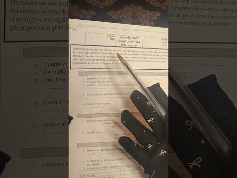 6ème année primaire correction de l' examen provincial تصحيح الإمتحان الإقليمي اللغة الفرنسية