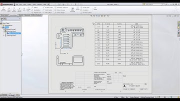 SolidWorks Tutorial: Hole Tables by SolidWize