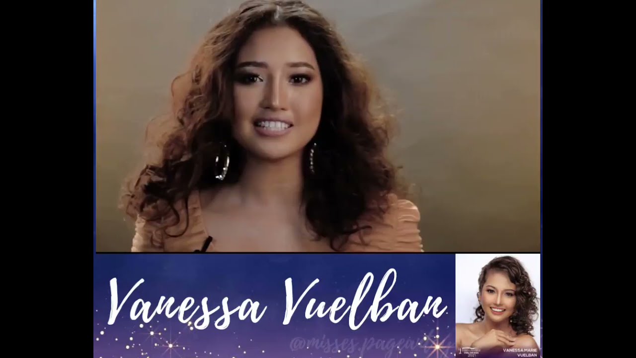 VANESSA MARIE VUELBAN from Cadiz City, Negros Occidental  - MISS UNIVERSE TOP 100 VIDEO INTRODUCTION