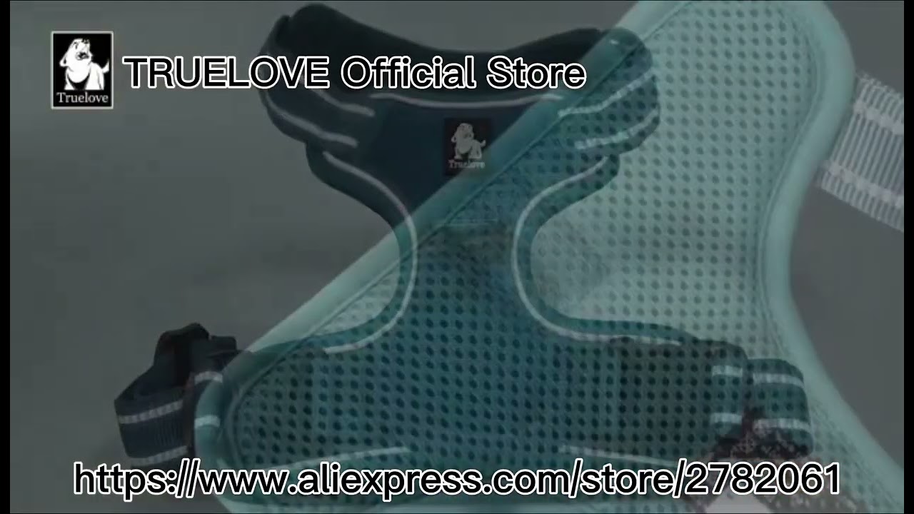 Truelove-arnés ajustable sin tirones para perro, chaleco acolchado suave,