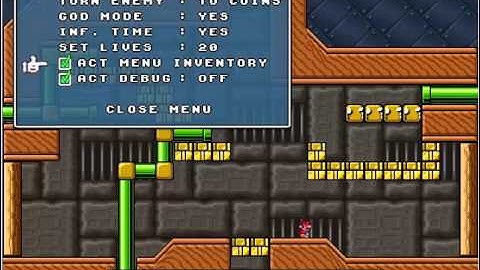 Smbx LunaLua Menu Cheating and Inventory Demo