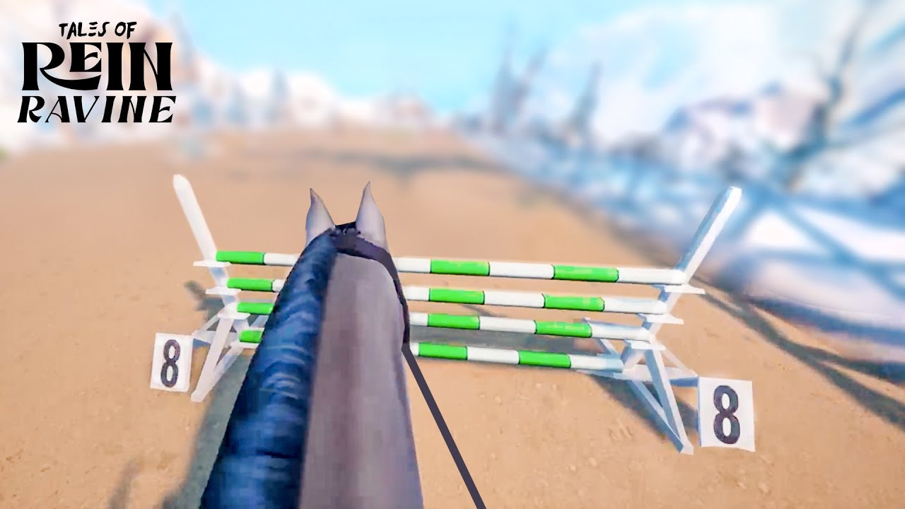 VERY HotBlooded Stallion in First Person Rein Ravine HORSE GAME DEMO