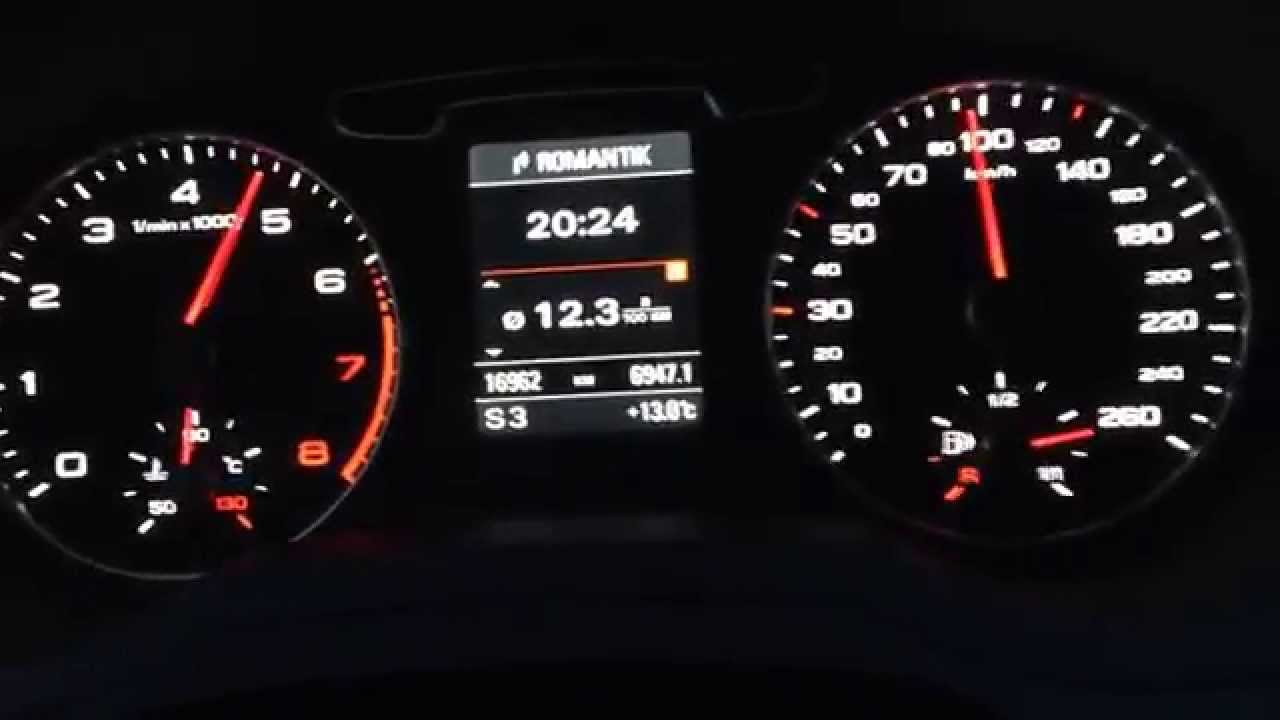 Audi Q3 2013  2.0 TFSI 170 hp stock filter K&N acceleration 0-100