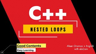 nested loops in C++ | part 15