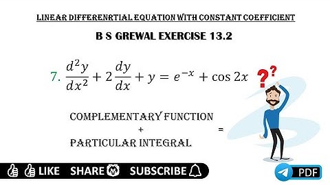 Bs grewal exercise 13.2 Question 7 solution || #bsgrewalsolution