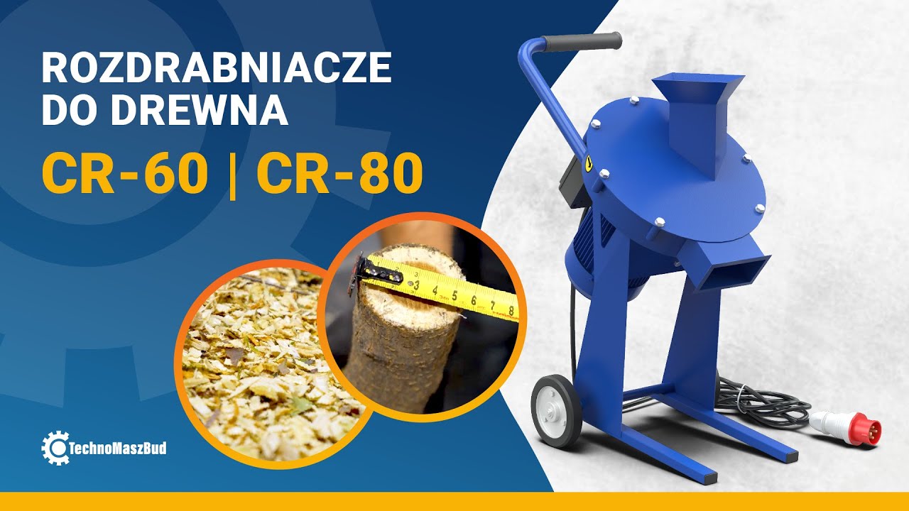 Małe rębaki CR – wydajne rozdrabniacze gałęzi do ogrodu i gospodarstwa