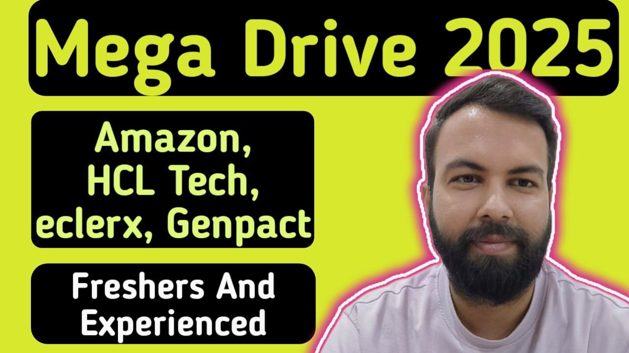 Mega Walkin Drive 2025 | Amazon | Genpact | eClerx | HCL Tech | Neeraj Bhatia Vlogs