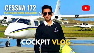 Solo Cross Country to Lake Station, New Zealand | Indigo Cadet Pilot | CESSNA 172 Cockpit View