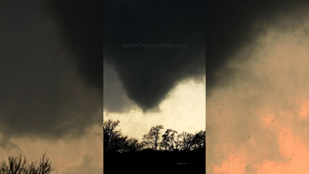TEXAS TORNADO Strikes Too Close! Debris and Damage 3/21/22 #Shorts