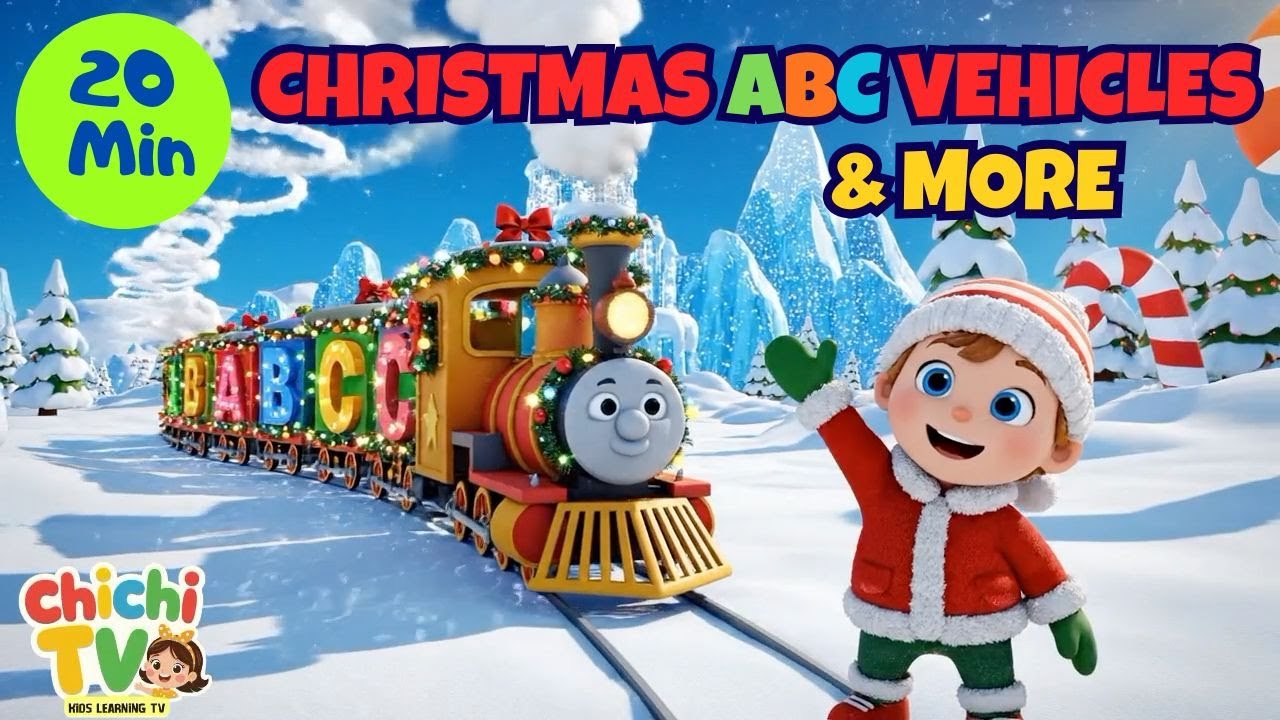 Christmas ABC Vehicles & More | Fun Learning Songs for Kids 🎄🚂