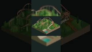Looping Coaster #shorts #rct2 #build