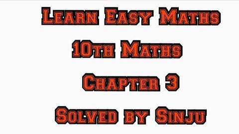 10th Maths Chapter 3 Example 3.67 Samacheer State board Tamil English medium