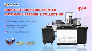 Book Edge Digital Printer - Automatic feeding book and Collecting Book