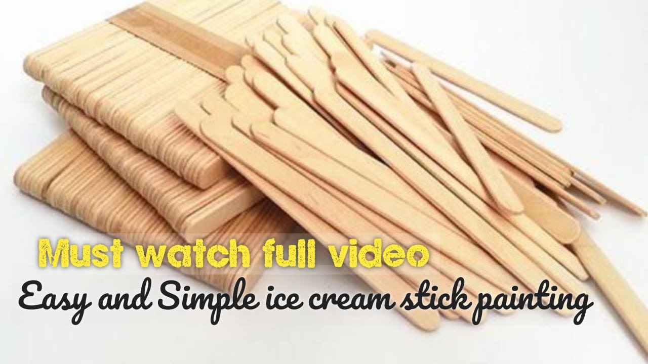 2 Easy and Simple ice cream stick painting| 