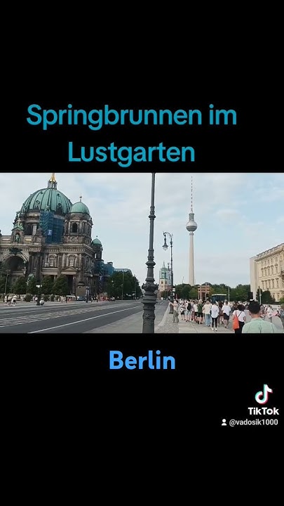 Springbrunnen im Lustgarten, Berlin garden berlin YouTube