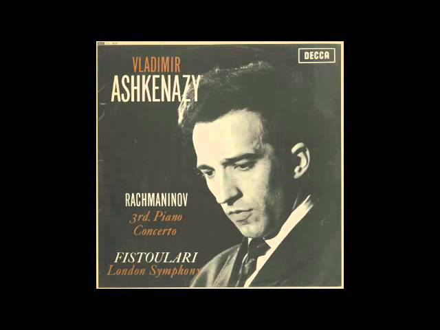 ラフマニノフ:ピアノ協奏曲3番Vladimir Ashkenazy