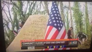 East End Cemetery clean up Ch.12 News 2/18/17