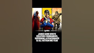 James Gunn Wrote 3 DCU Projects in Just 1 Year! 😱 #updative #jamesgunn #dcuniverse