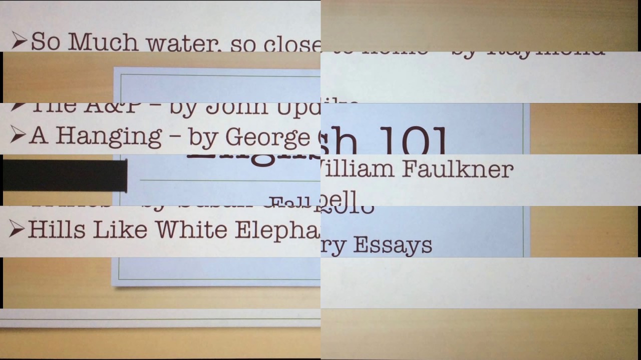 English essays for college students