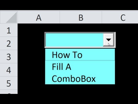 Video: How To Fill Combobox