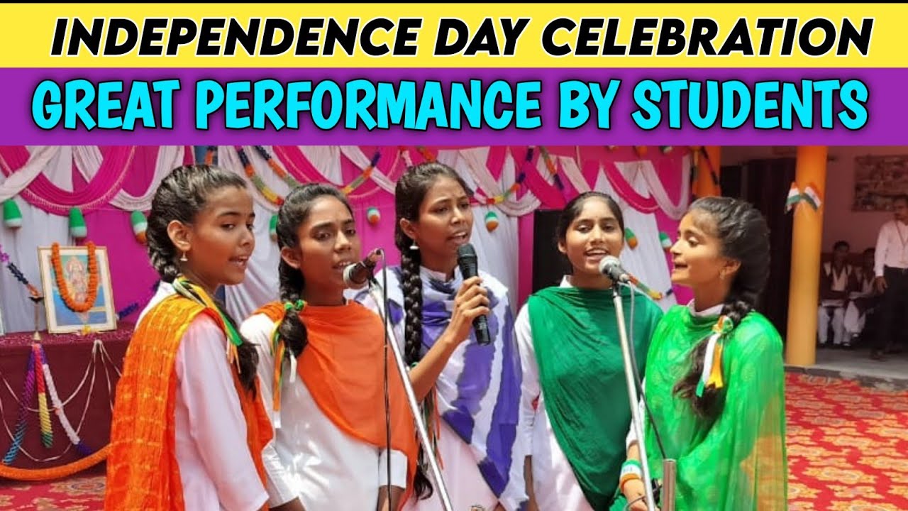 Independence Day celebration in school Guru Gorakhnath Vidyapeeth Gorakhpur