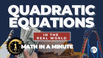10 Quadratic Equations Examples In the Real World | From Basketball Shots to Rocket Launches!