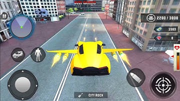 Flying Bee Robot Car Transforming Game - Robot Games - Android Gameplay