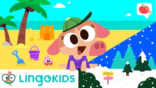 SEASONS OF THE YEAR for kids 🍂VOCABULARY, SONGS and GAMES | Lingokids screenshot 3