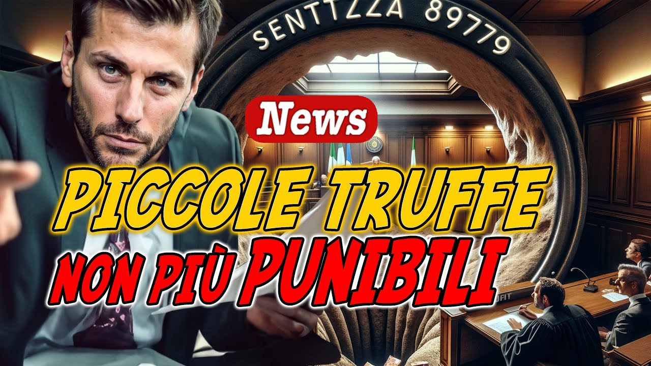 Non più PUNIBILI le TRUFFE da poche centinaia di euro | Avv. Angelo Greco