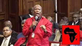 Chaos And Drama SONA 23 - Julius Malema And EFF vs Ramaphosa - EFF Removed From Parliament...Again