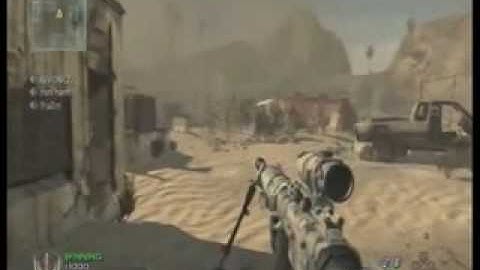 Call Of Duty Modern Warfare 2 Quick Scope Tutorial. (MW2)