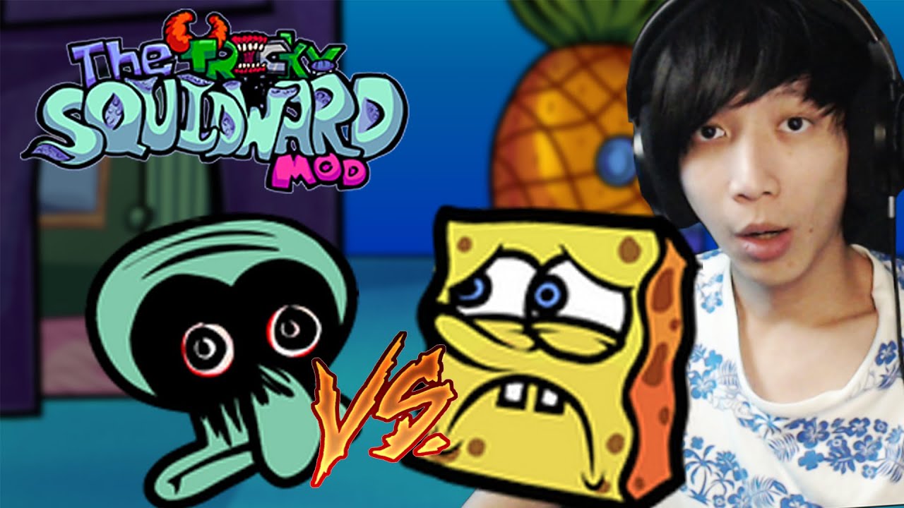 SPONGEBOB VS RED MIST SQUIDWARD ! - INDONESIA - YouTube